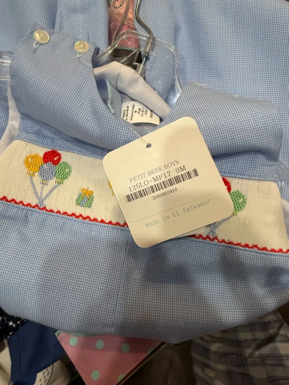 NWT Petit Bebe Balloon Longall